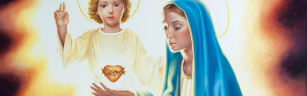 The First Saturday Devotion honors the Immaculate Heart of Mary, and was requested by Our Lady of Fatima
